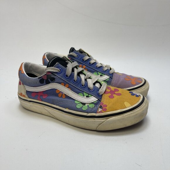 Vans Old Skool 36 DX Pyschedelic Floral AOP Boho Groovy Multicolor Women 7 US - Picture 1 of 14